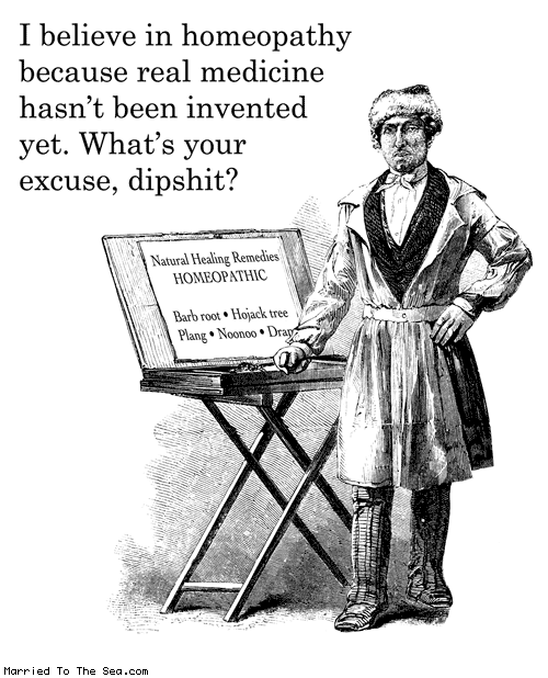 homeopathic excuse