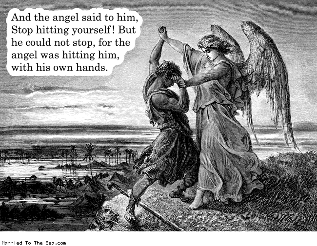 And lo, the angel did say: "perhaps you should use the debugger!" And the angel did laugh and laugh....