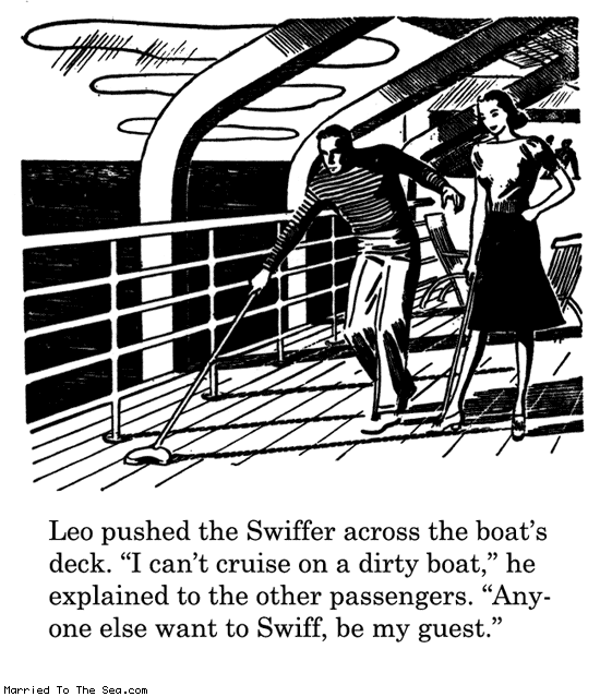 Married To The Sea comic: want to swiff * Text: