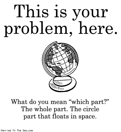 Married To The Sea comic: this is your problem * Text: