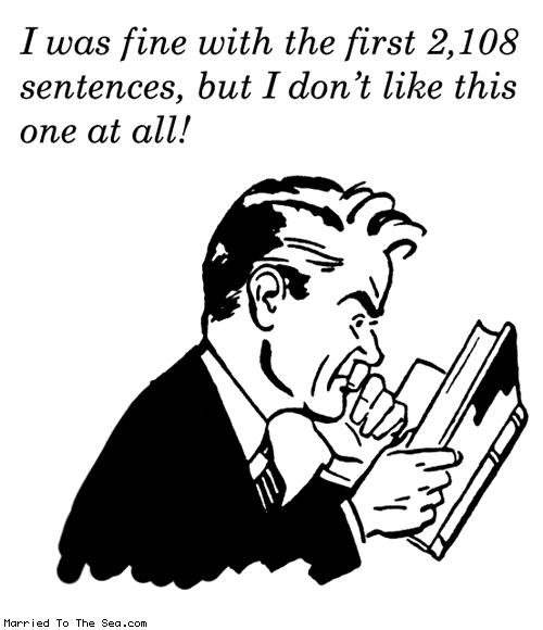 Married To The Sea comic: the first sentences * Text: