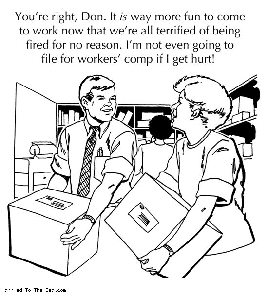 Married To The Sea comic: more fun to work * Text: