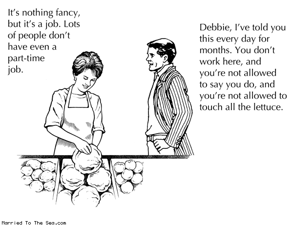 Married To The Sea comic: its nothing fancy * Text: