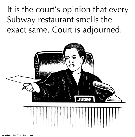 Married To The Sea comic: the courts opinion * Text: