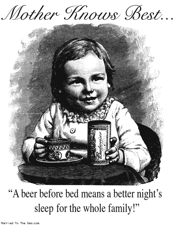 Beer before bed