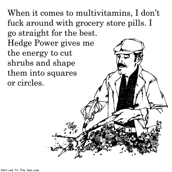 Married To The Sea comic: the best multivitamin * Text: