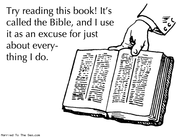 Married To The Sea comic: try reading this book * Text: