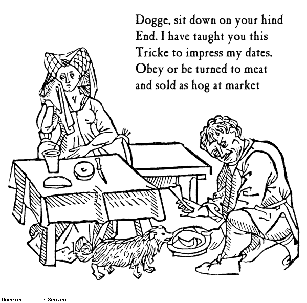 Married To The Sea comic: sit dogge * Text: