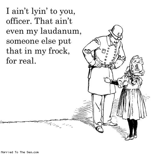 Married To The Sea comic: aint lyin * Text: