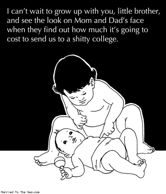 Married To The Sea comic: cant wait to grow up with you * Text: