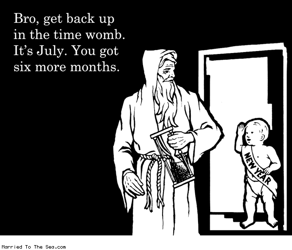 Married To The Sea comic: the time womb * Text: