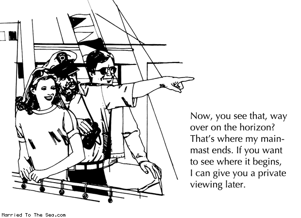 Married To The Sea comic: my main mast * Text: