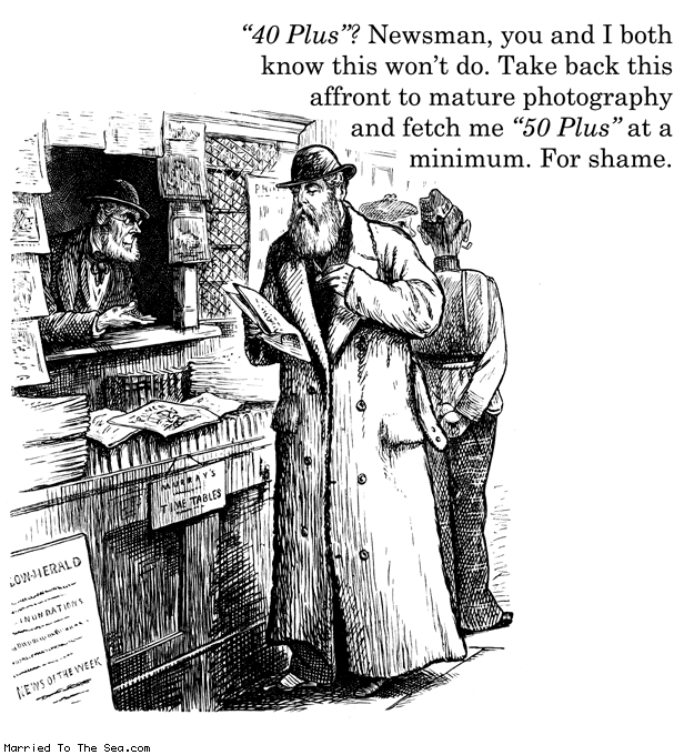 Married To The Sea comic: 50 plus minimum * Text: 40 plus newsman you and i both know this wont do take back this affront to mature photography and fetch me 50 plus at a minimum for shame