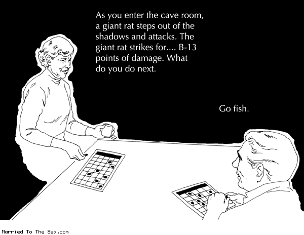 Married To The Sea comic: advanced dungeons * Text: