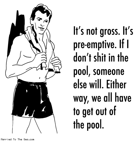 Married To The Sea comic: its not gross * Text: