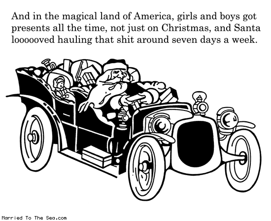 Married To The Sea comic: magical land of america * Text: