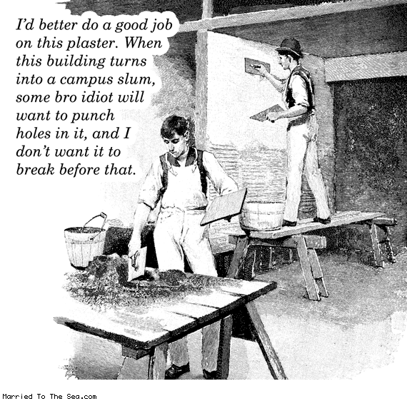 Married To The Sea comic: a good plaster job * Text: