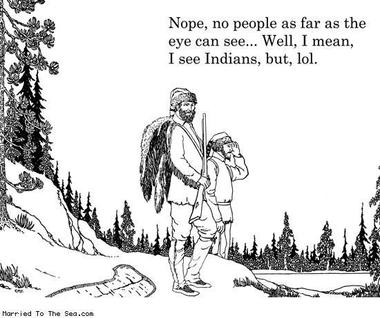 Married To The Sea comic: nope no people * Text: