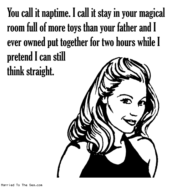 Married To The Sea comic: you call it naptime * Text: