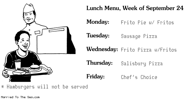 lunch menu