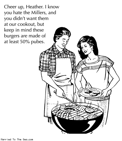 Married To The Sea comic: you hate the millers * Text: