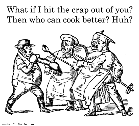 Married To The Sea comic: hit the crap out of you * Text: