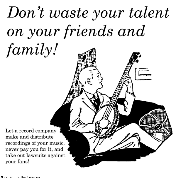 Married To The Sea comic: dont waste your talent * Text: