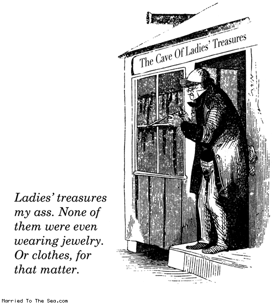 Married To The Sea comic: the cave of ladies treasures * Text: