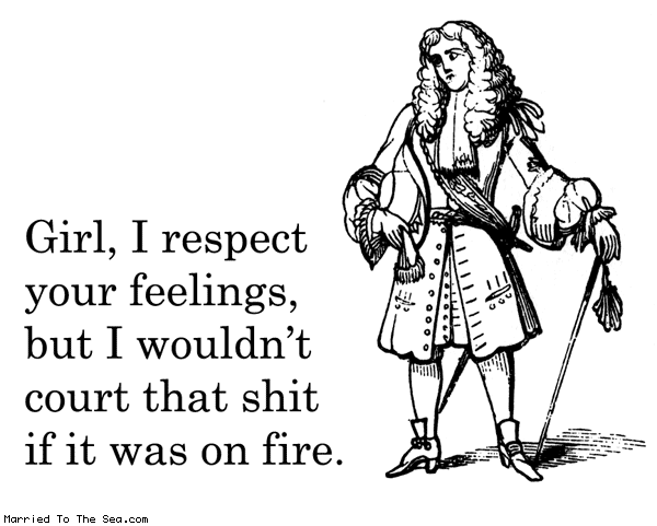 Married To The Sea comic: respect your feelings * Text: