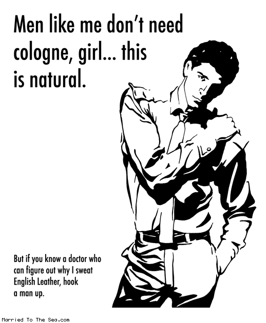 Married To The Sea comic: natural cologne * Text: