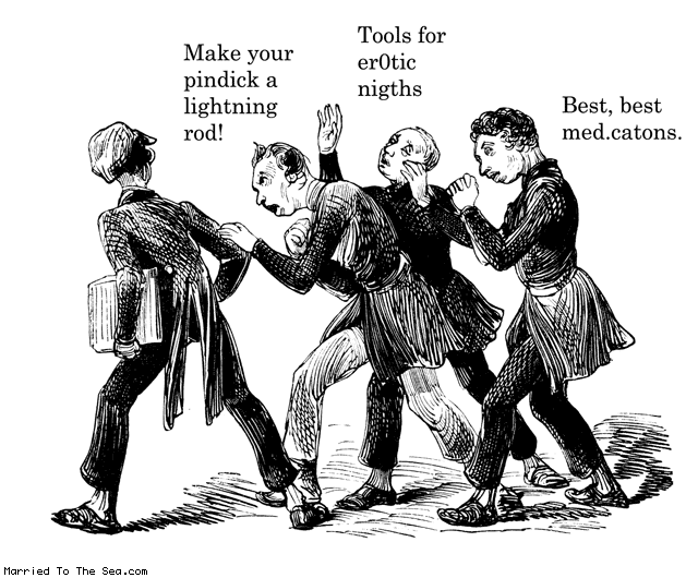 Married To The Sea comic: elongation is your priority * Text: make your pindick a lightening rod tools for er0tic nigths best best med.catons.