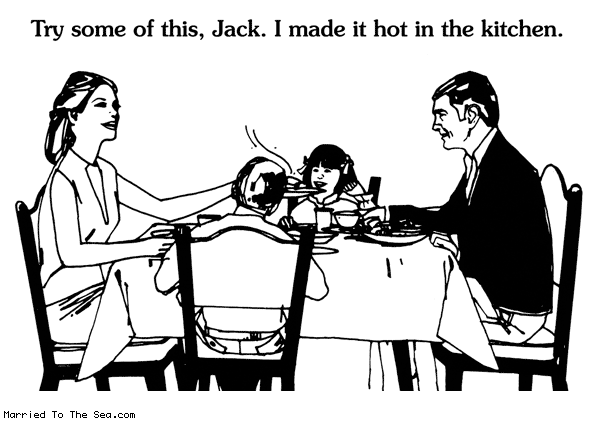 Married To The Sea comic: try some of this * Text: